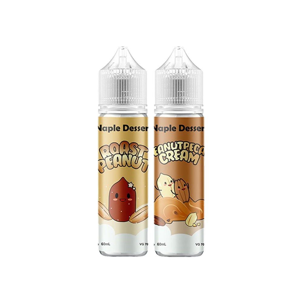 [무니코틴] 디저트 2가지 맛 폐호흡 액상 60ml